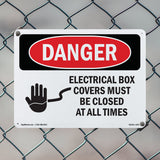 Electrical Box Covers Must Be Closed