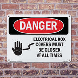 Electrical Box Covers Must Be Closed