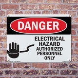 Electrical Hazard Authorized Personnel Only