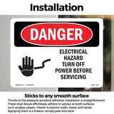 Electrical Hazard Turn Off Power