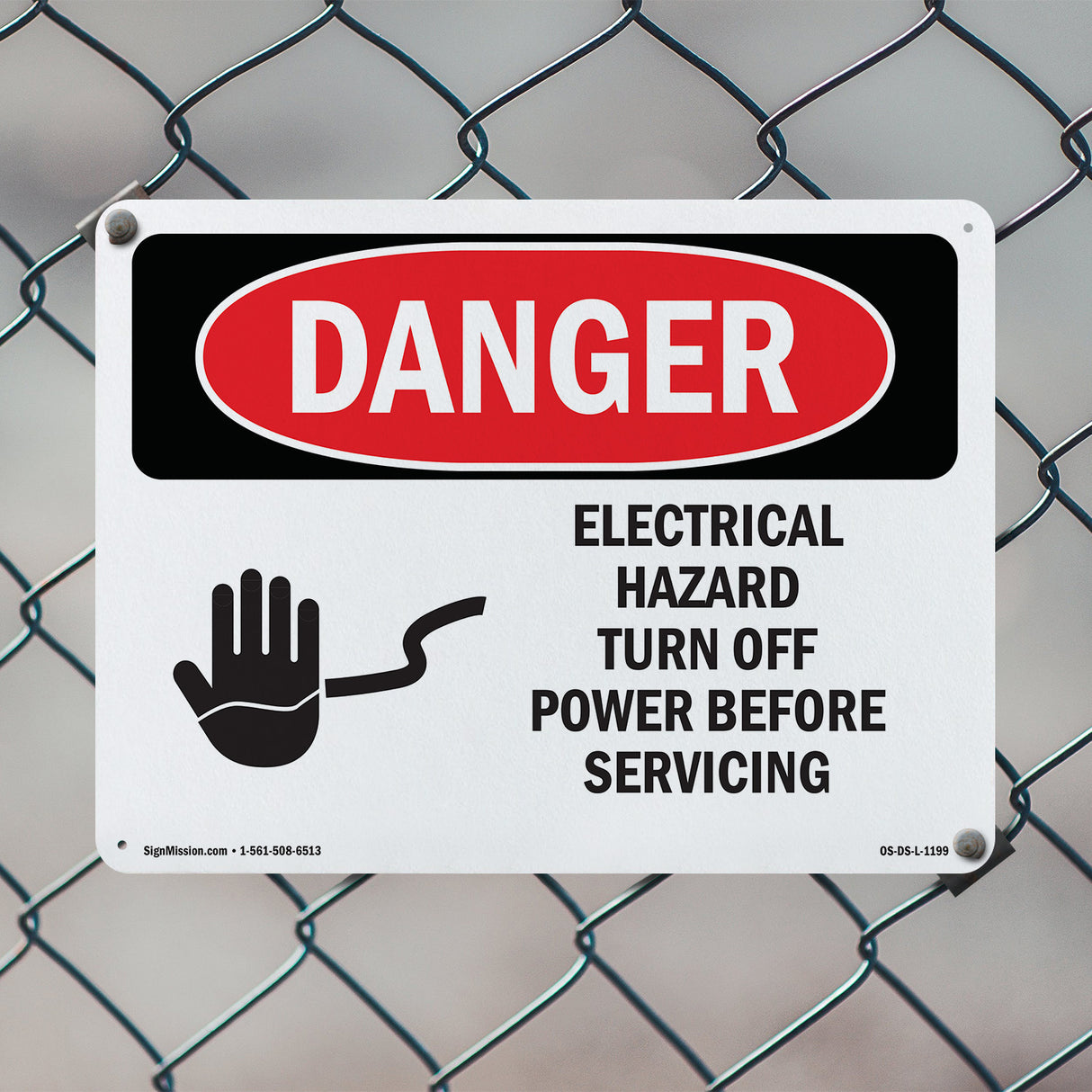 Electrical Hazard Turn Off Power