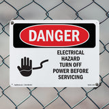 Electrical Hazard Turn Off Power
