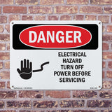 Electrical Hazard Turn Off Power
