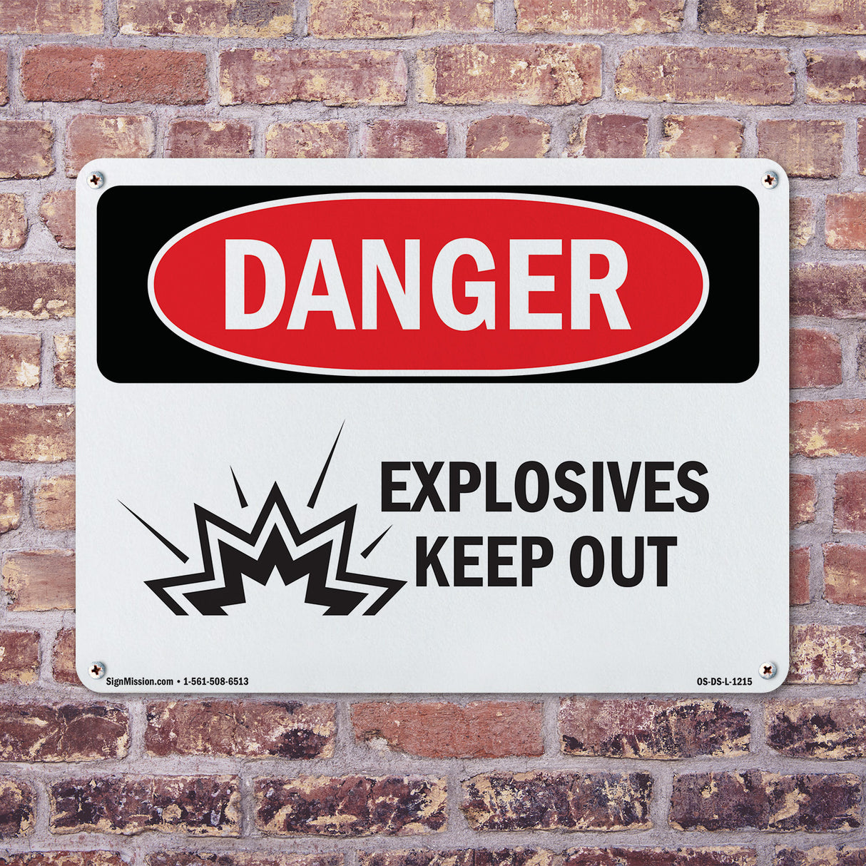 Explosives Keep Out