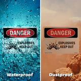 Explosives Keep Out