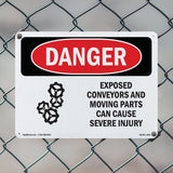 Exposed Conveyors And Moving Parts