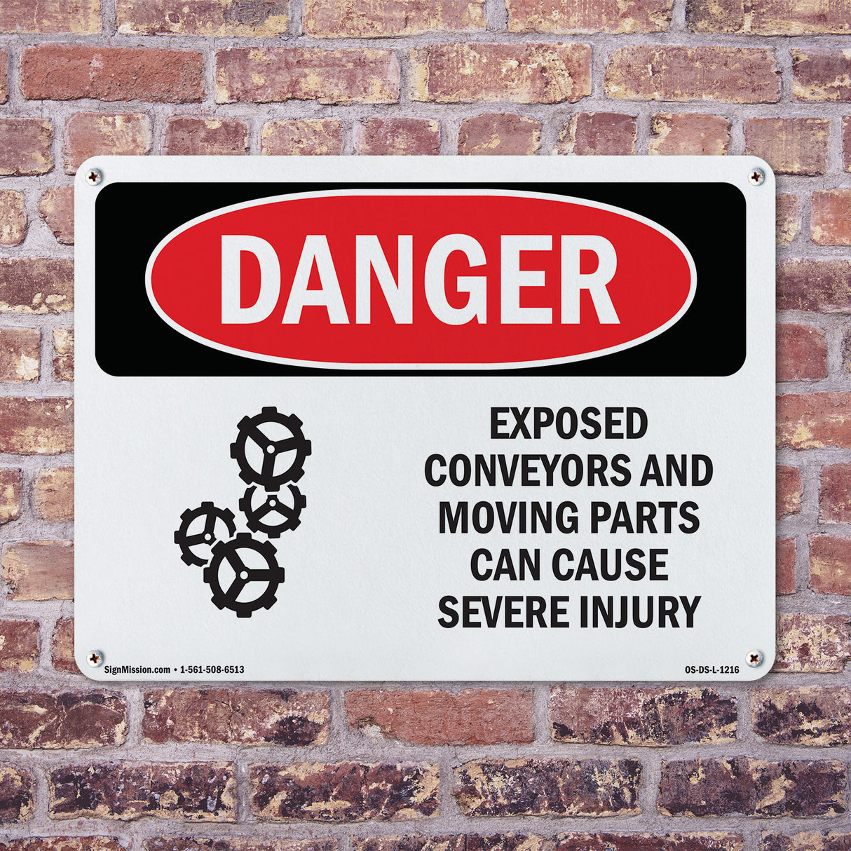 Exposed Conveyors And Moving Parts