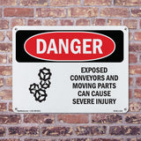 Exposed Conveyors And Moving Parts