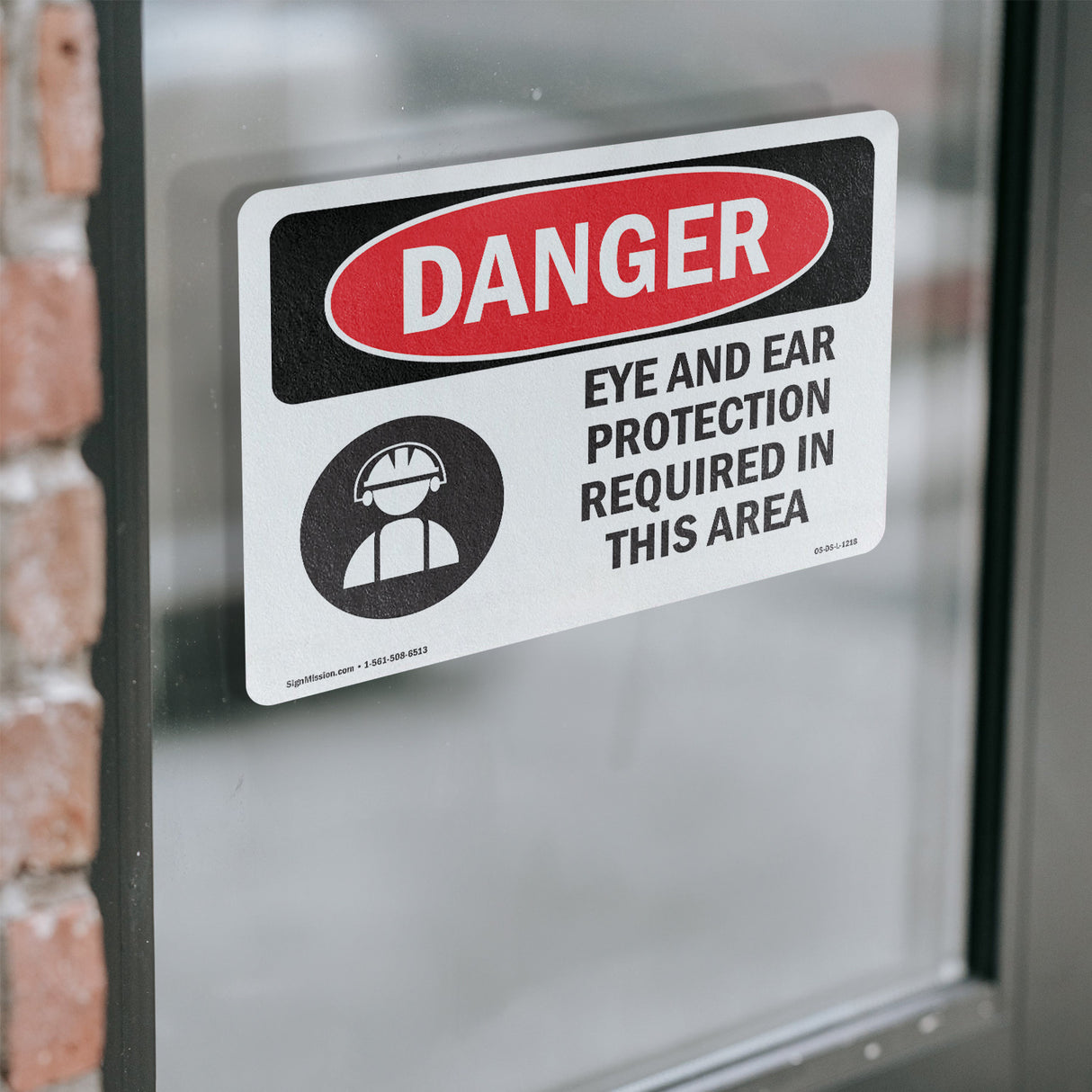 Eye And Ear Protection Required In This Area