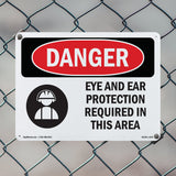 Eye And Ear Protection Required In This Area
