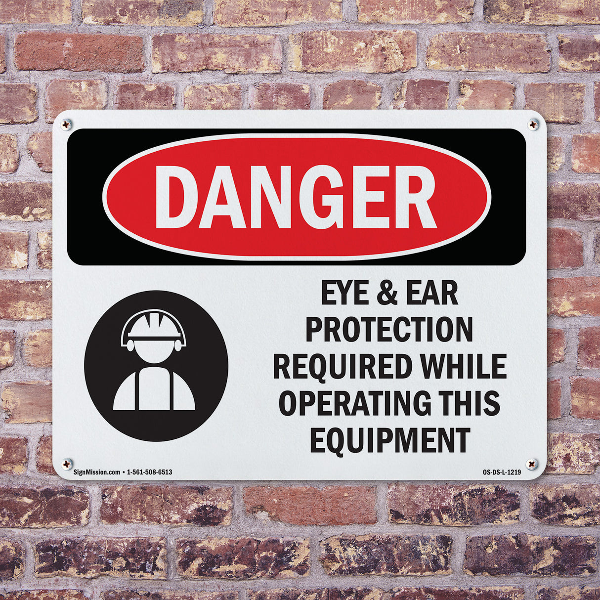Eye And Ear Protection Required