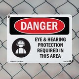 Eye And Hearing Protection Required