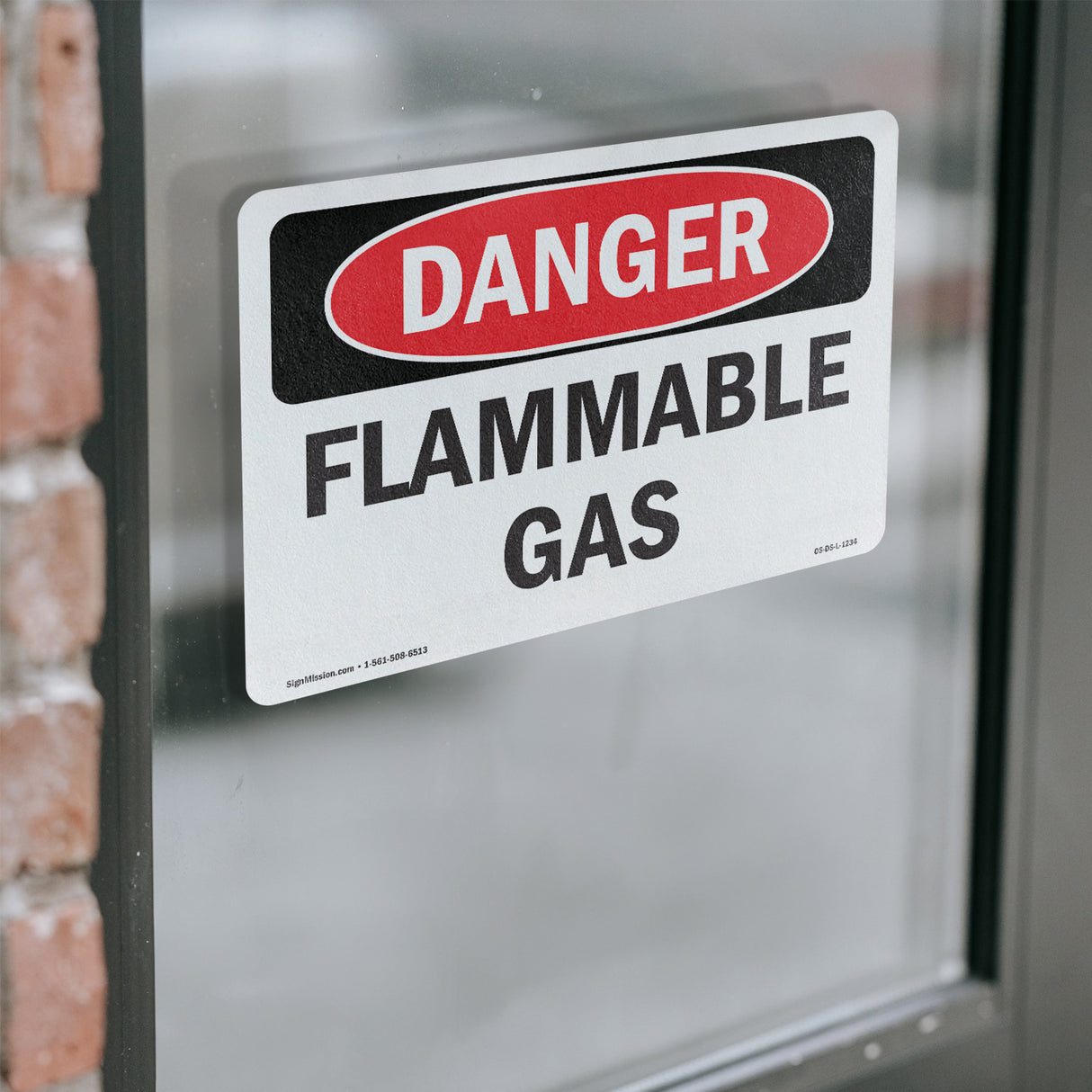 Portrait Flammable Gas