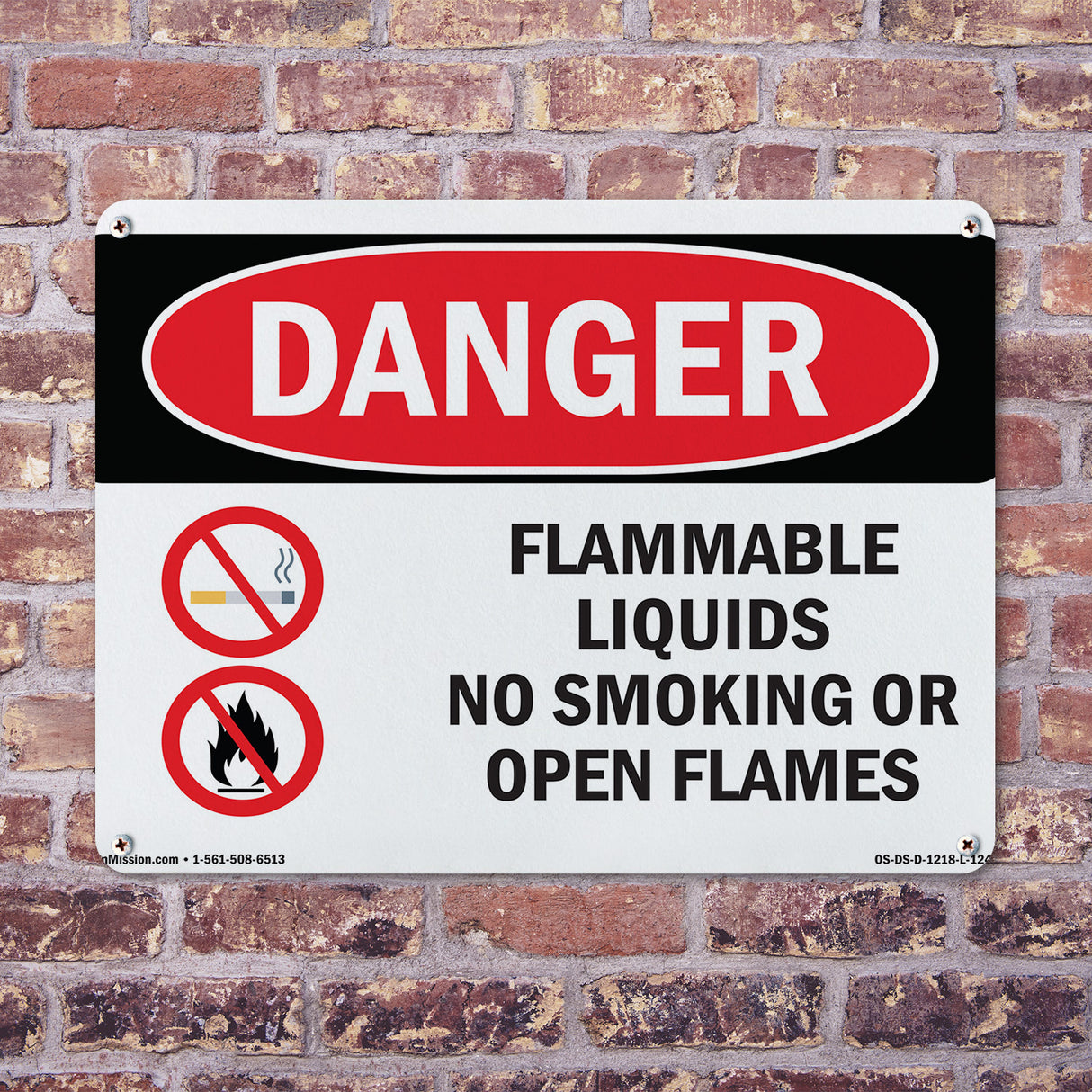 Flammable Liquids No Smoking Or Open Flames