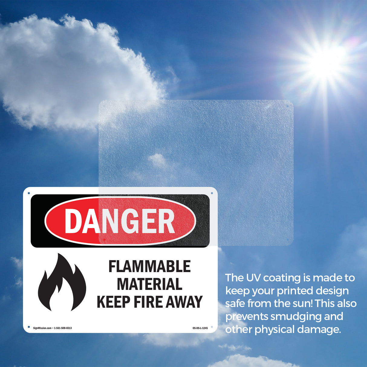 Flammable Material Keep Fire Away