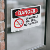 Flammable Material No Smoking