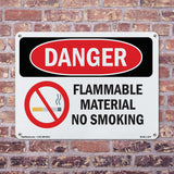 Flammable Material No Smoking