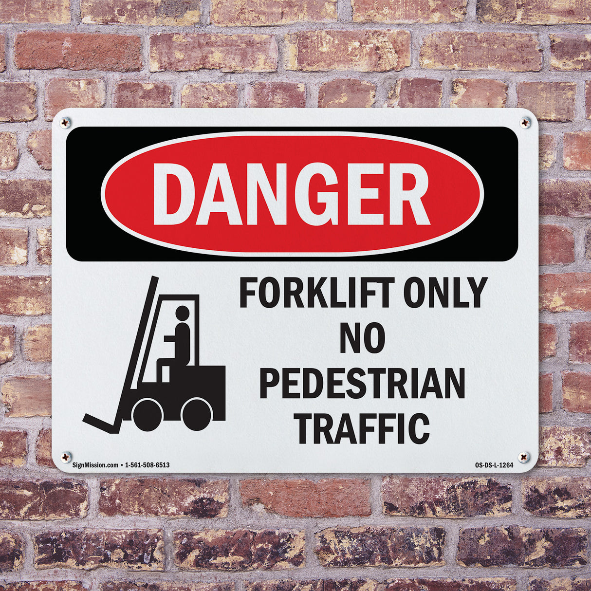 Forklift Only No Pedestrian Traffic