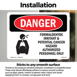 Formaldehyde Irritant Hazard