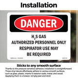 H2S Gas Authorized Personnel Only