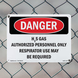 H2S Gas Authorized Personnel Only