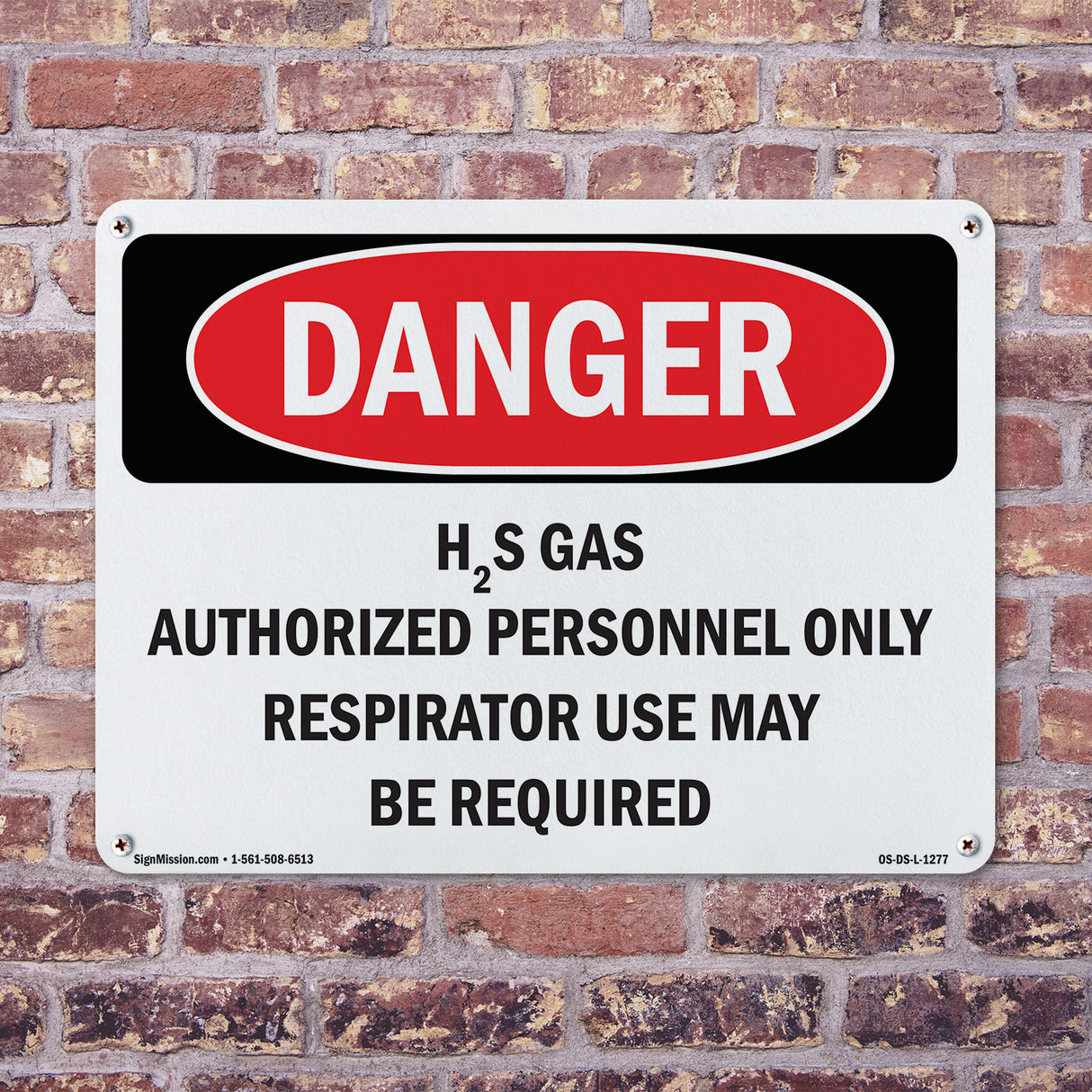 H2S Gas Authorized Personnel Only