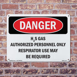 H2S Gas Authorized Personnel Only