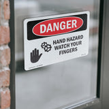 Hand Hazard Watch Your Fingers