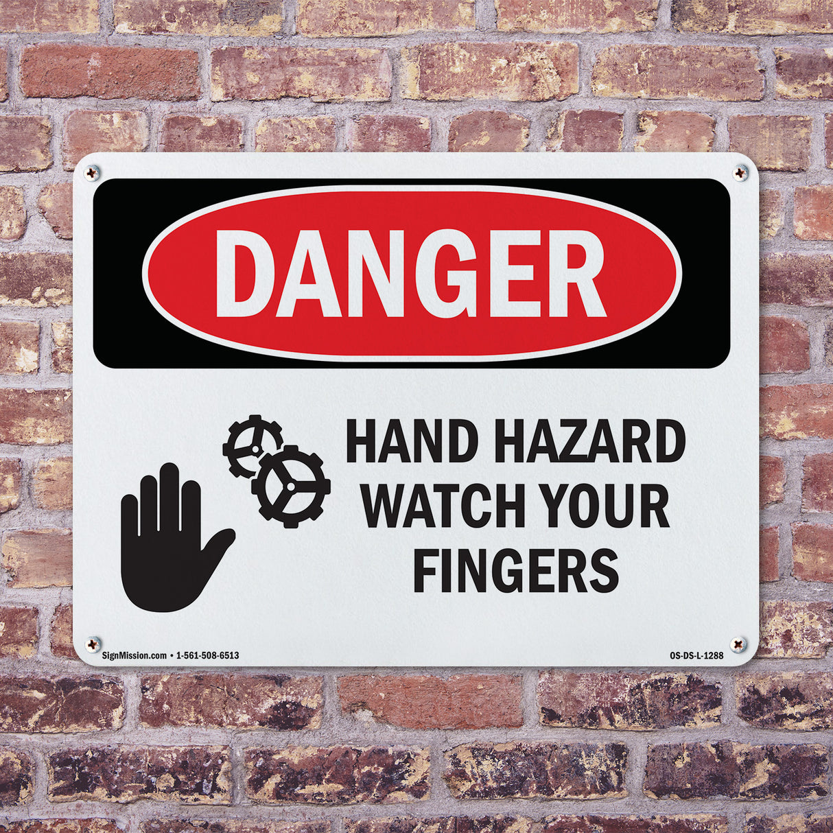 Hand Hazard Watch Your Fingers