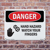 Hand Hazard Watch Your Fingers