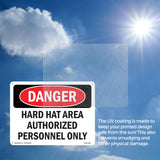 Hard Hat Area Authorized Personnel Only