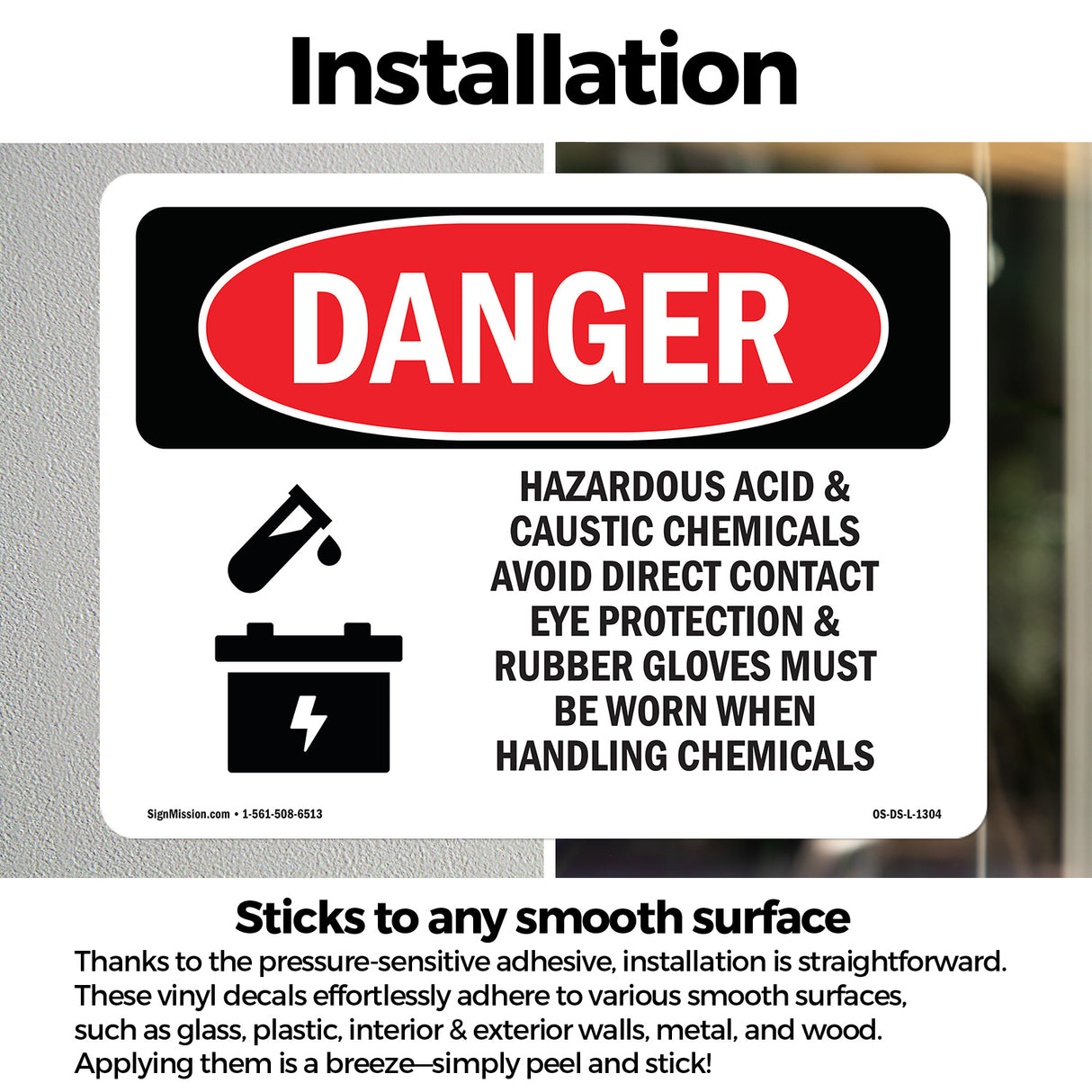 Acid Caustic Eye Rubber Gloves Chemicals