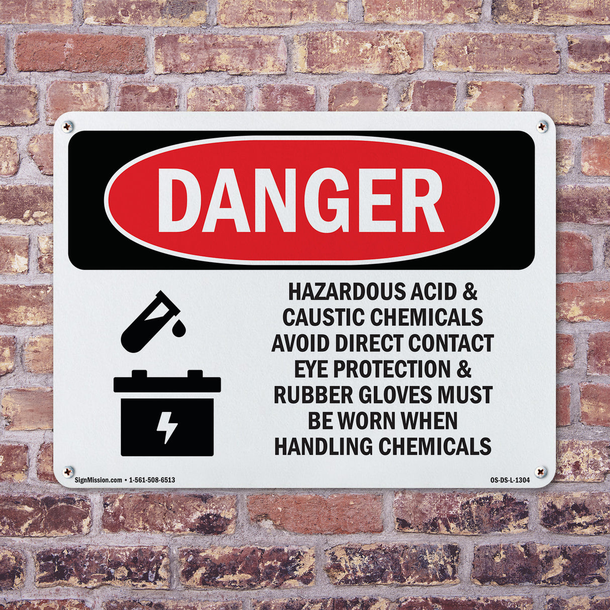 Acid Caustic Eye Rubber Gloves Chemicals