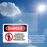 Hazardous Material Area Authorized Personnel