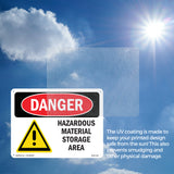 Hazardous Material Storage Area