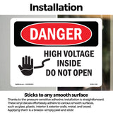 High Voltage Inside Do Not Open