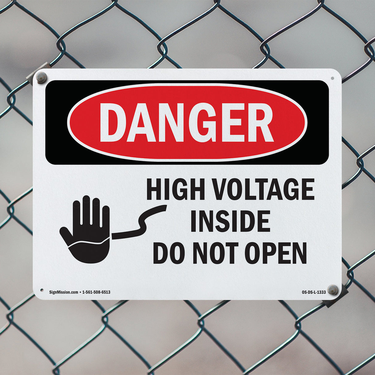 High Voltage Inside Do Not Open