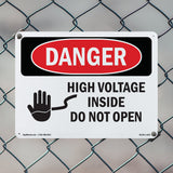 High Voltage Inside Do Not Open