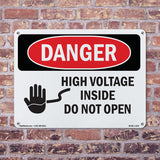 High Voltage Inside Do Not Open