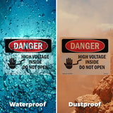 High Voltage Inside Do Not Open