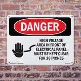 High Voltage Area Electrical Panel 36 Inches
