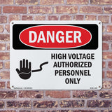 High Voltage Authorized Personnel Only