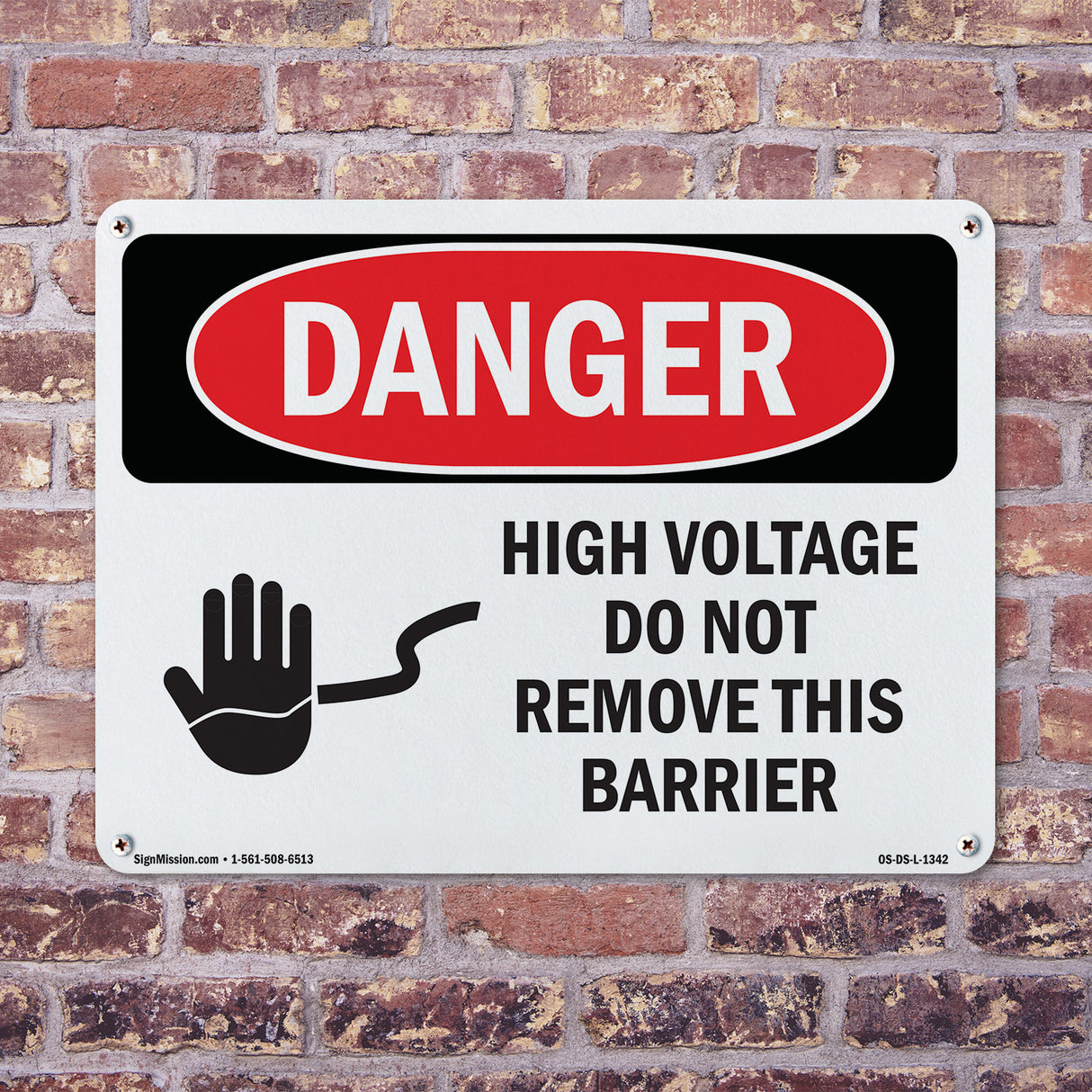 High Voltage Do Not Remove This Barrier