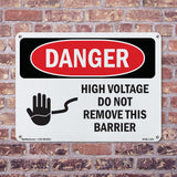High Voltage Do Not Remove This Barrier