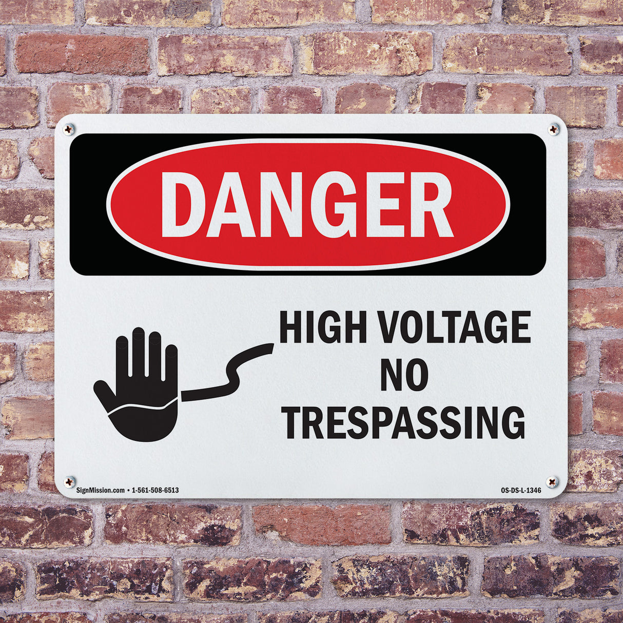 High Voltage No Trespassing