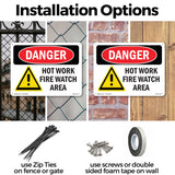 Hot Work Fire Watch Area