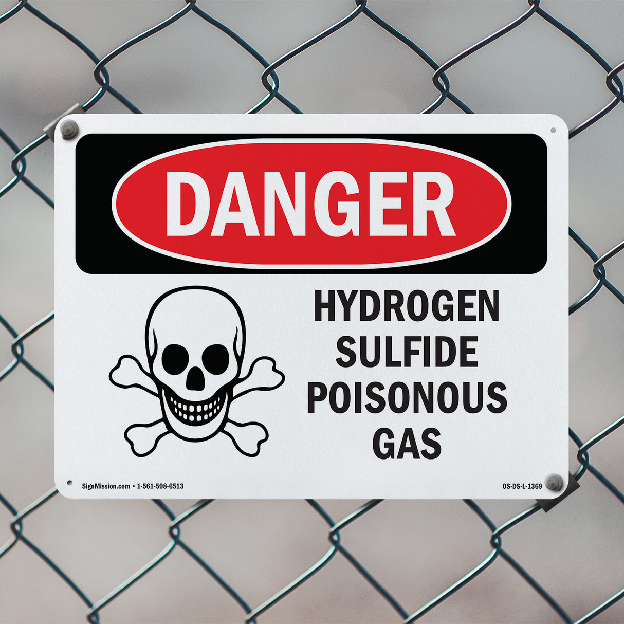 Hydrogen Sulfide Poisonous Gas