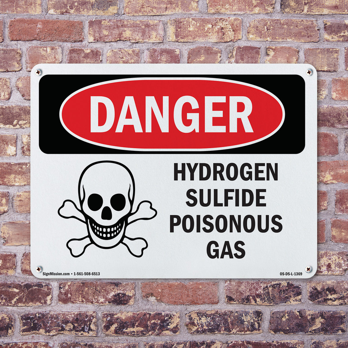Hydrogen Sulfide Poisonous Gas