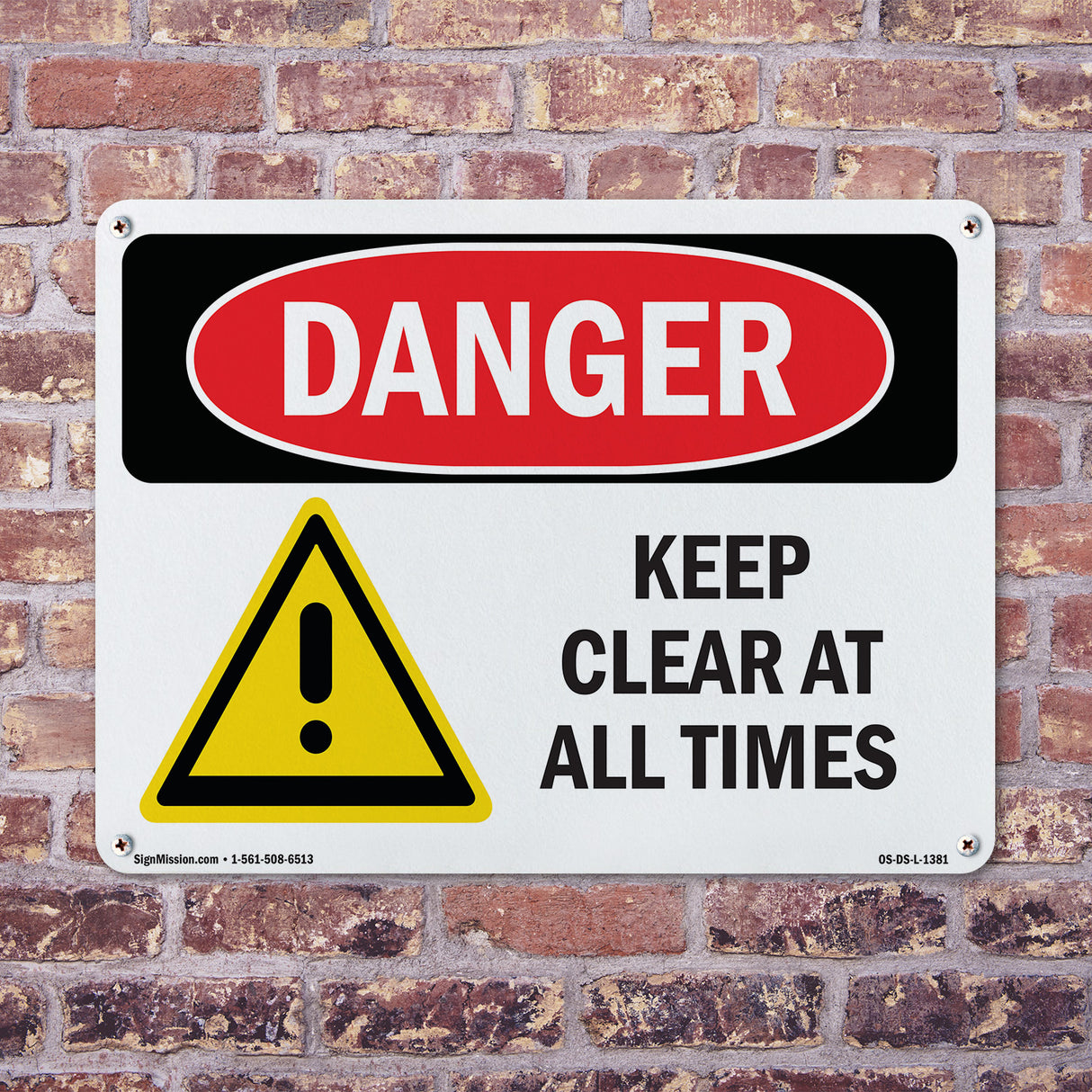 Keep Clear At All Times