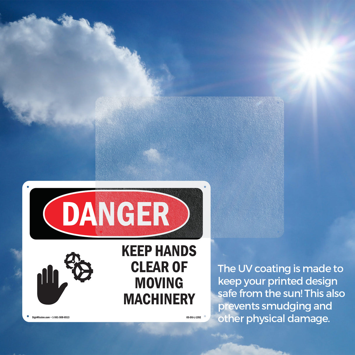 Keep Hands Clear Of Moving Machinery